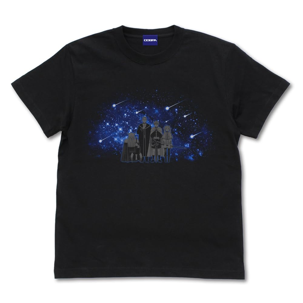 [Official] COSPA Funeral of Freiren: The Hero s Party T-Shirt BLACK XL Size