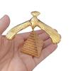 Metal Balance Eagle Gravity Toy with Pyramid Base Physics Science Desktop Decor Fidget Gift for Kids & Adults Fun Play Set