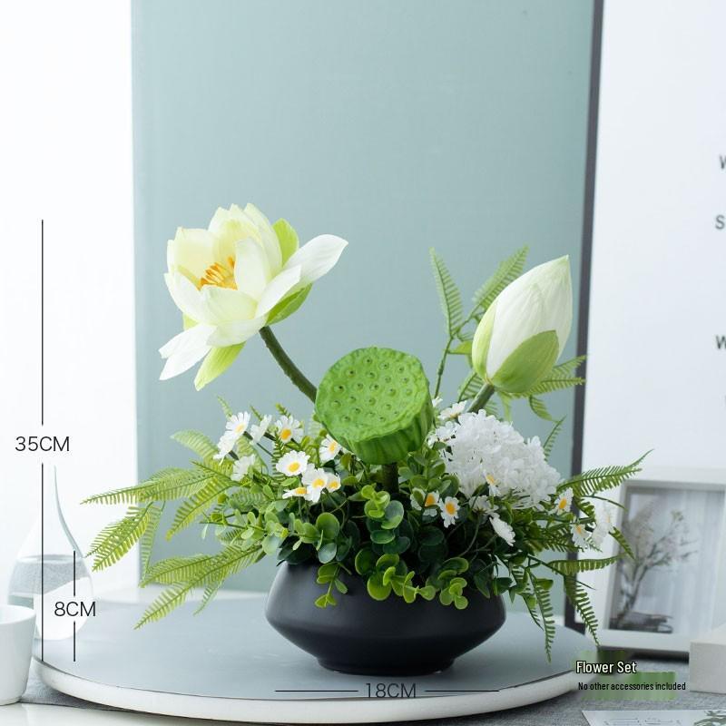 Nordic Modern Faux Flower Bouquet for Indoor Living Room or Dining Table Decor