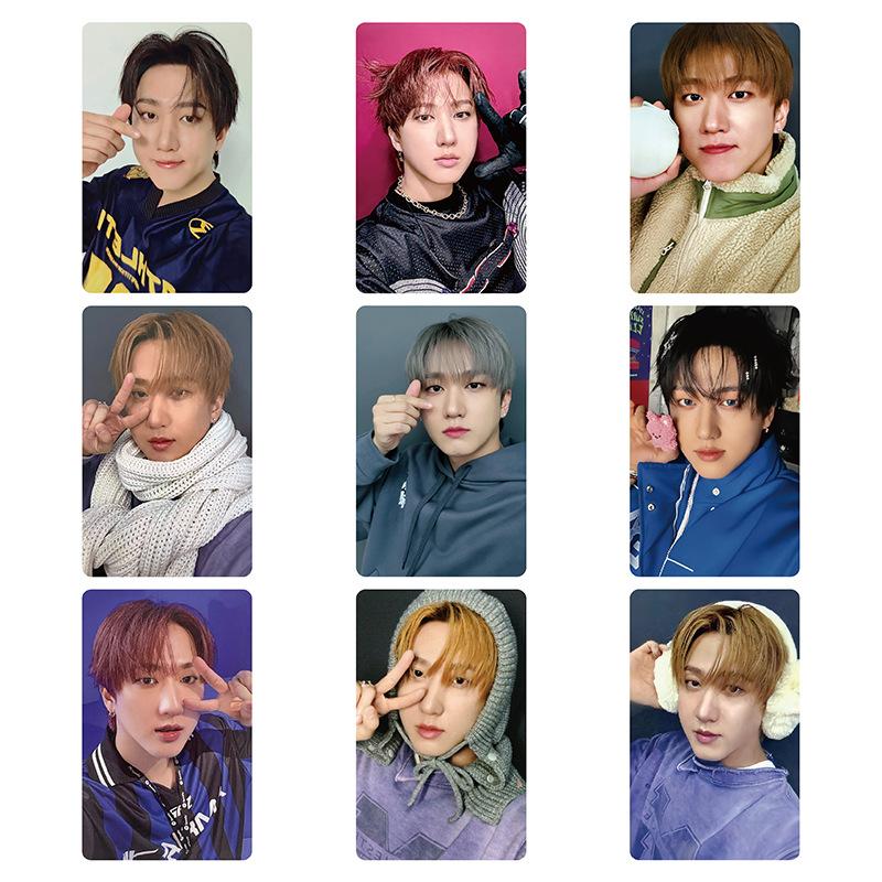 Skzoo Stray Kids DOIT KARMA Pop Up Fotokort Hyunjin Bang Chan Han Idol Samlarvärda Merch-Kort För Fans Samlarpresent