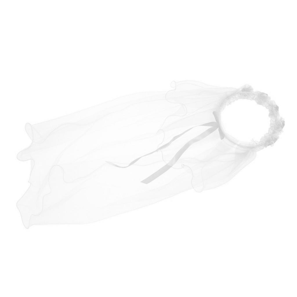 Bridal Costume Accessory Perfect For Dress-Up and Princess Role-Play Dress Up America Bride Veil For Little Girls