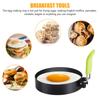 4 Stücke Edelstahl Spiegelei Former Ei Form DIY Frühstück Runde Ei Pfannkuchen Ringe Sandwich Kochen Küche Zubehör Gadget