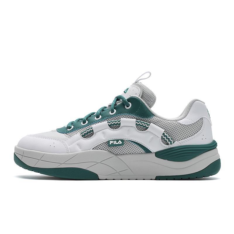 

New FILA BOHO Rainbow Shoes Lightweight And Breathable Low top Skateboard Shoes Men s Gray White F12M532220FOW 42