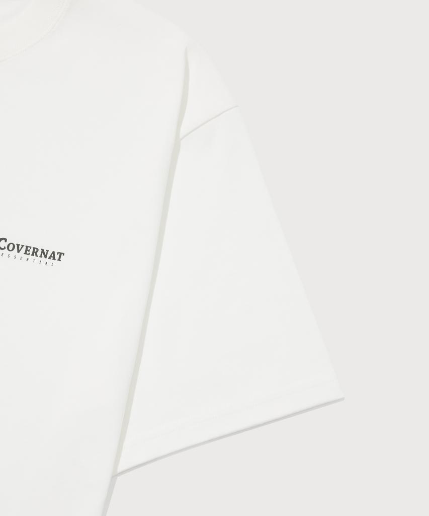 COVERNAT [2Pack] Cool Cotton T-Shirt White+White