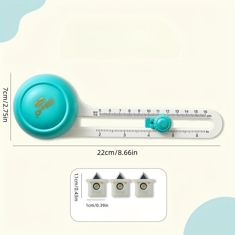 1pc 360° Paper Cutter, DIY Circular Paper Cutter, Cutting Diameter 10-32cm