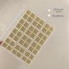 Jewelry Earrings Display Box with Transparent Design for Comprehensive Nail Accessories Storage