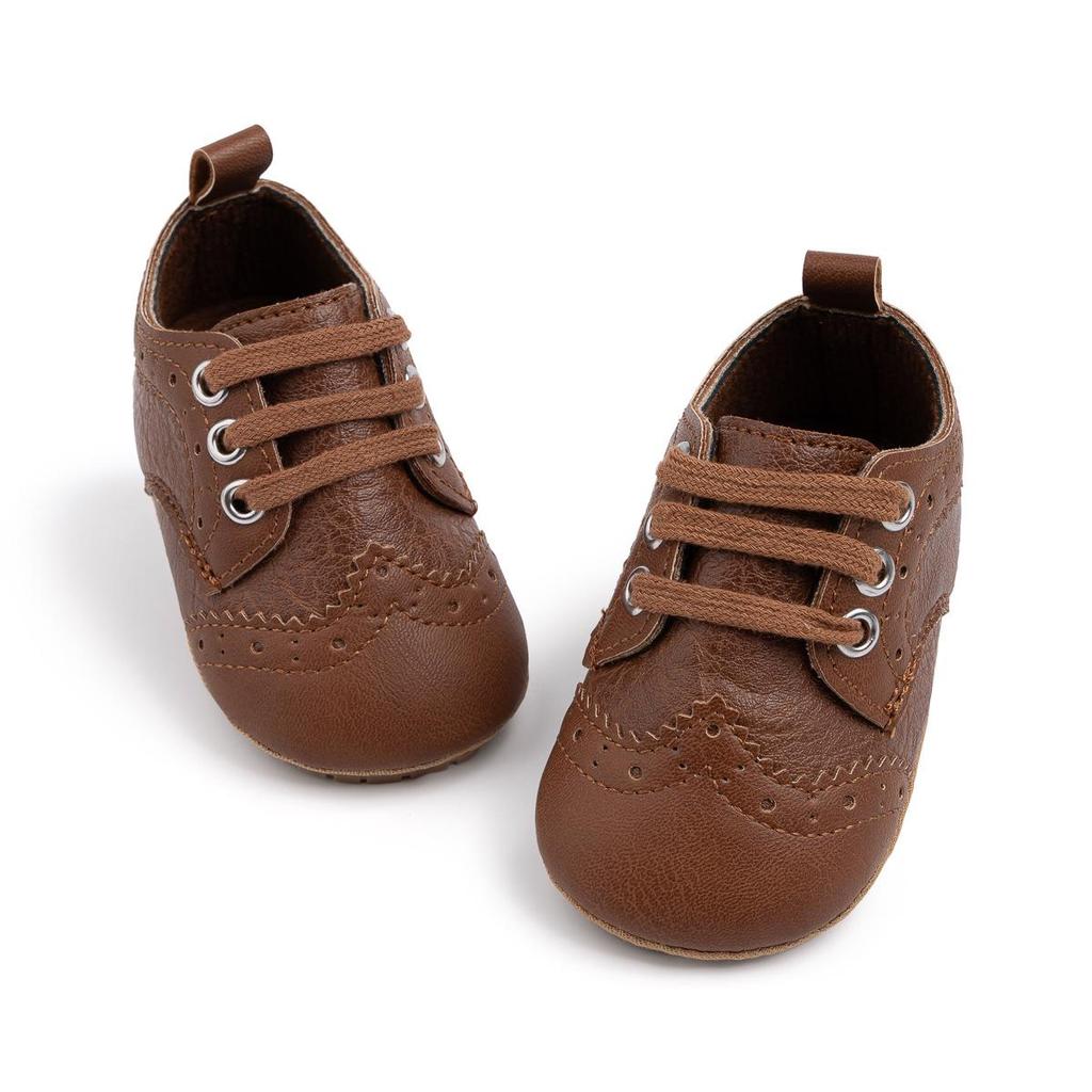 2025 Retro Oxford Soft Sole Baby Shoes for Boys (0-1 Year Old)