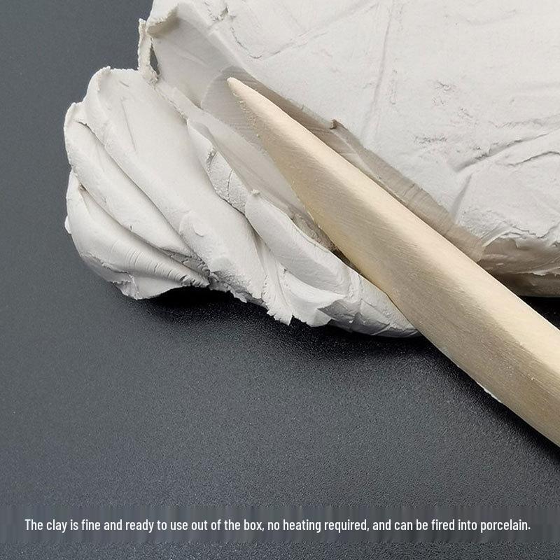 No-Bake Soft Polymer Modeling Clay for Kids' Pottery Wheel & Handmade Sculptures