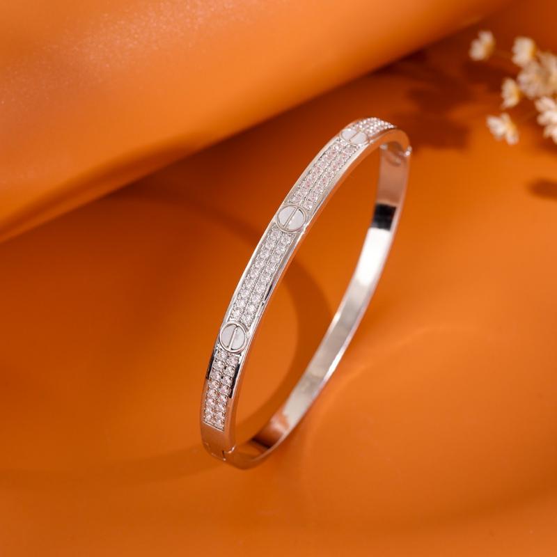 New Double Row Diamond Studded Starry Sky Bracelet with Light Luxury and High Quality Charm