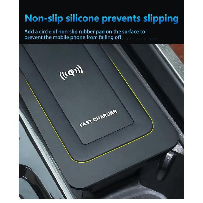 Car Wireless Charger For Volvo XC90 NEW XC60 S90 V90 18-2024 Special Mobile Phone Charging Plate Car Accessories V60 2020 S60