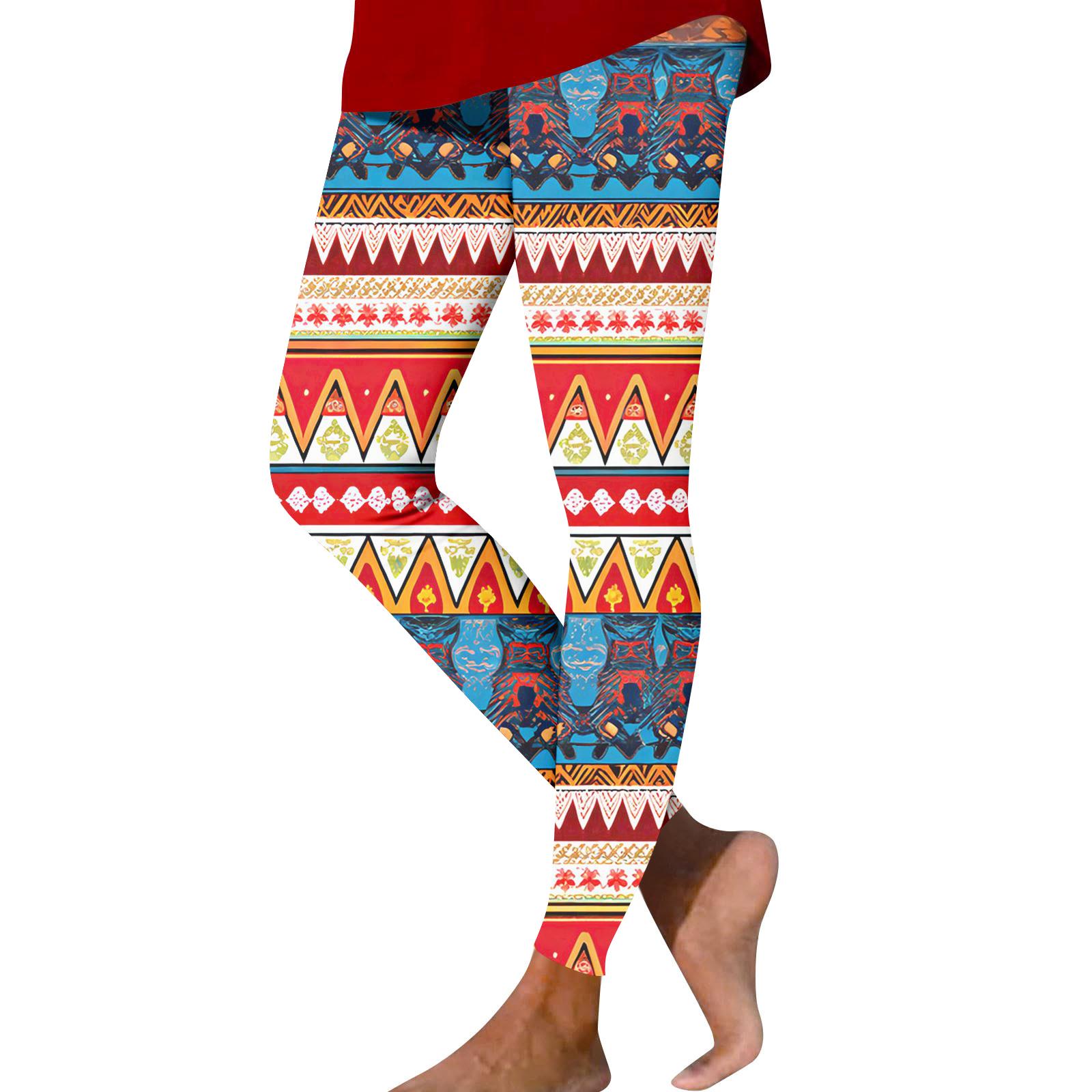 

Женские модные повседневные брюки с принтом прямого кроя, уличные облегающие брюки для йоги с принтом M