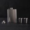 High Quality 7oz Stainless Steel Flagon Wine Bottles with Gift Box Pocket Flask Russian Flagons GZW