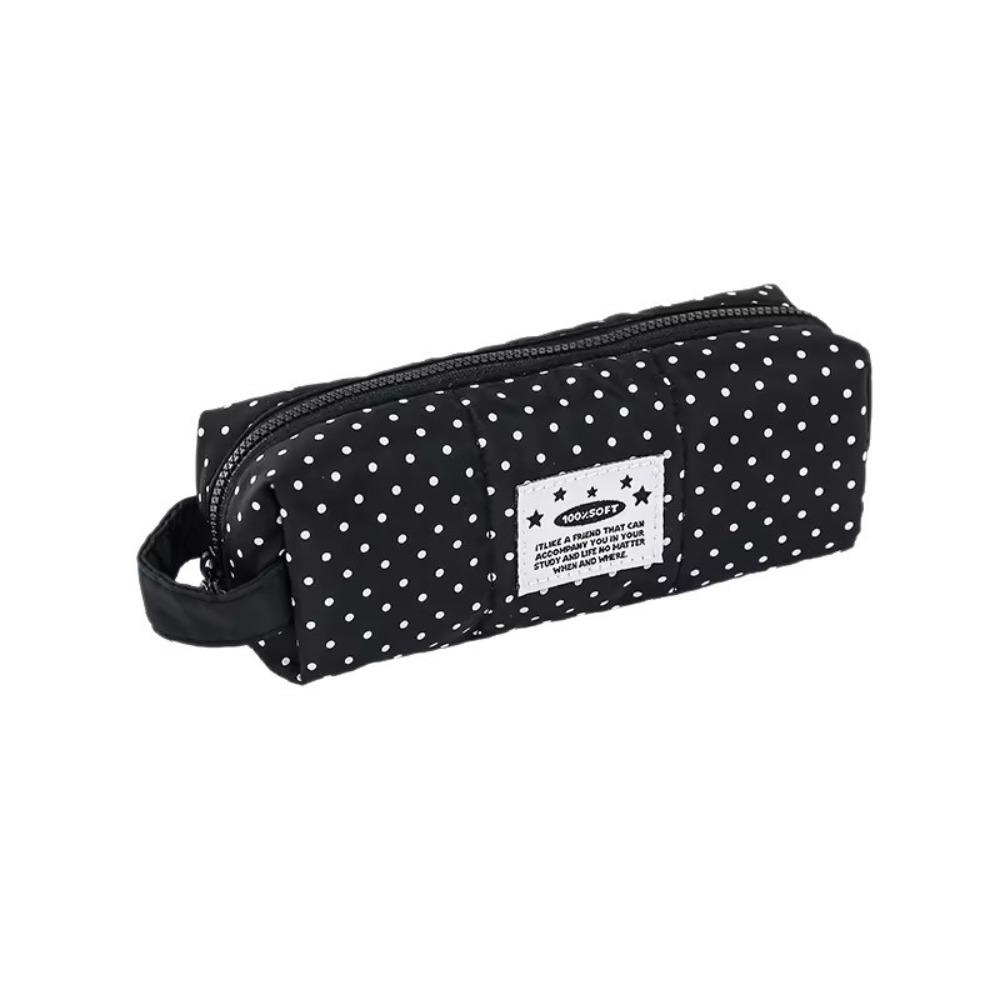 Large Capacity Pen Bag Handheld Stationery Bag High Quality Stationery Pouch  Gift чёрный