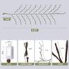 Enchanted Willow Vine Lights 9.5ft 160 LEDs for Home Decor, Christmas Swags Decorations Artificial Lighted Tree for Walls 8 Modes Christamas