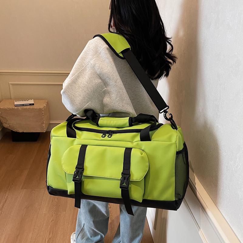 Velkokapacitní sportovní fitness taška, cestovní taška na zavazadla, suchá a mokrá samostatná crossbody taška, oddělené tašky na boty