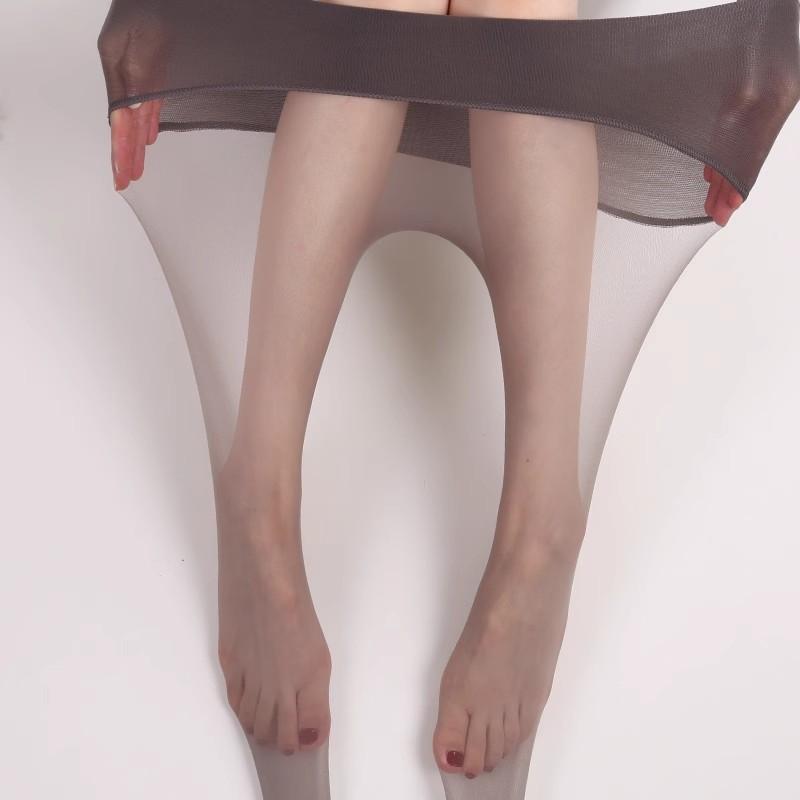 Encantador Panty de Cintura Alta Diseño de Tiro Profundo Medias Transparentes Lencería Transparente Para Mujer Medias Sin Costuras Ultradelgadas