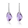 Hook Earrings Irregular Cut Rhinestone Dangle Women Piercing Earrings Jewelry for Party