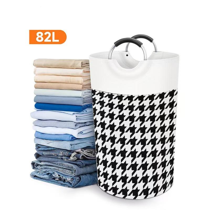 Folding Laundry Hampers Large Capacity Clothes Storage Basket Waterproof Simple Clothes Storage Box Foldable Organizer Bag