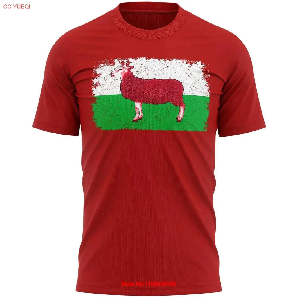 Funny Wales Sheep Flag T Shirt Rugby Him Cymru Supporter S Unisexs Vintage Casual Comfortable Soft Fashion Slightly