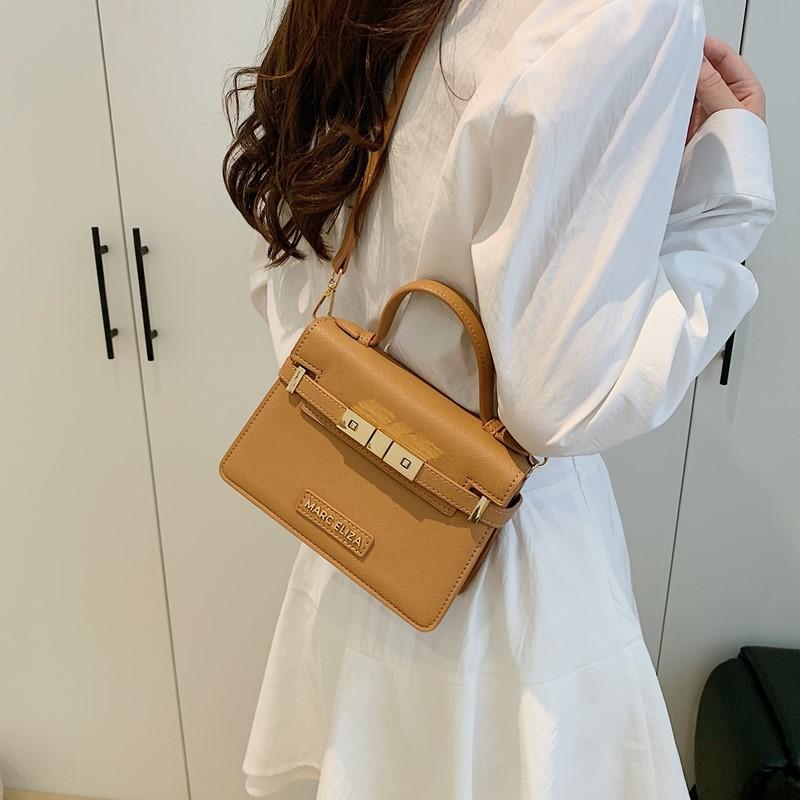 High End Handbag Summer New Retro Fashion Small Square Bag Casual Simple Shoulder Crossbody Bag