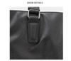 Korean Style Men's Leather Crossbody Briefcase