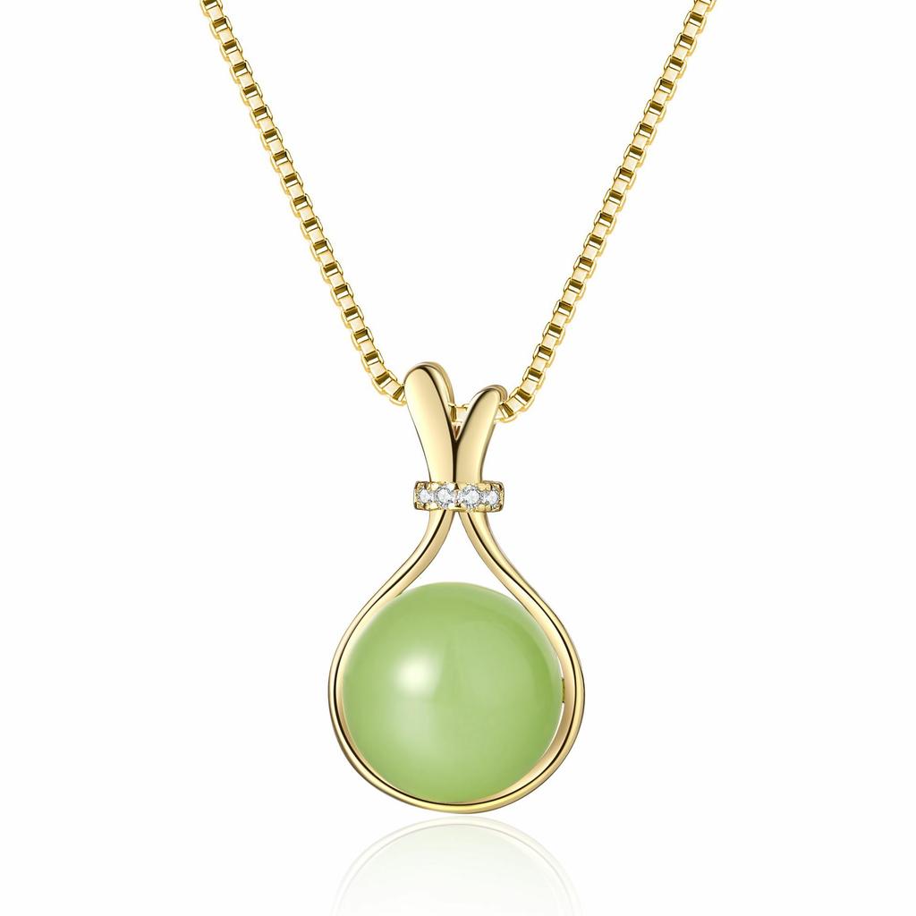 Neujahr Glückstüte Halskette für Damen, High-End Nischendesign, Leichte Luxus Schlüsselbeinkette, Einfache und vielseitige Pulloverkette