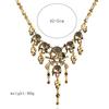 Creative Items, Trendy Retro Exaggerated Skull Ghost Head Short Necklace