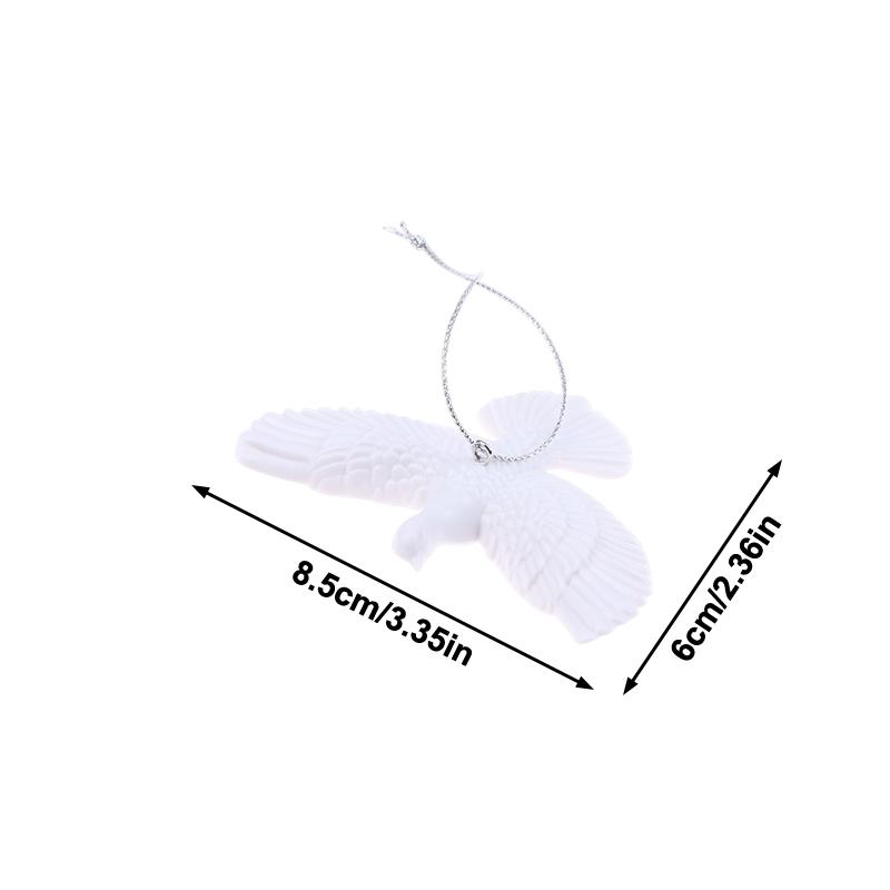 2Pcs Little White Dove Christmas Tree Decoration White Small Wings Creative Cute Pastoral Style Versatile DIY Pendant