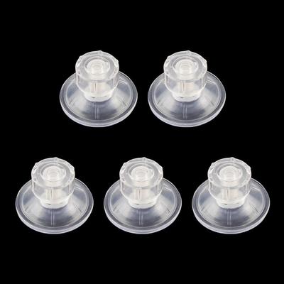 5 Adet 45mm Plastik Pedler Balık Yetiştirme ve Dayanıklı Döner Vantuz İzolasyon Kutusu Aksesuarları