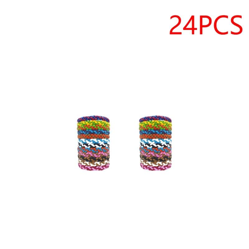 12-60Pcs Anti Mosquitoes Wrist Band Portable Outdoor Anti Bugs Bracelet Reusable Safe Wristbands for Sports Travel Camping