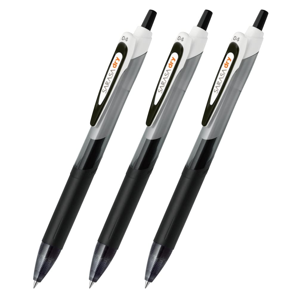 

ZEBRA Gel Ballpoint Pen Sarasa Dry Black 3 Pieces 0.4mm JJS31-BK-3AZ