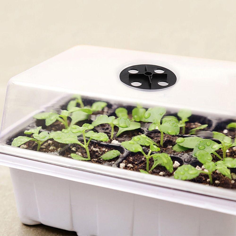 6/12Grids Plant Germination Base with Ventilation Hole Cultivation Planting Box  Garden