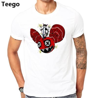 Camisetas Unisex con estampado de Deadmau5, Logo de neón, Kat Von D House, música, baile, Trance, diseño Hipster