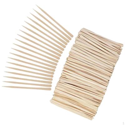 Pack of 100 Waxing Spatulas Thin Head Wooden Wax Supply Legs Body Hair Removal