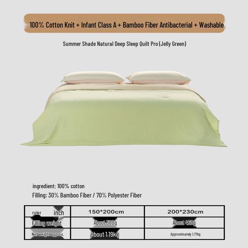 Mercury Home Textiles Pro Natural Bamboo Fiber All-Season Quilt