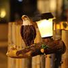 Solar Lights Outdoor Realistic Eagle Garden Statue Solar Garden Lights Automatic Lighting Eagle Solar Lights