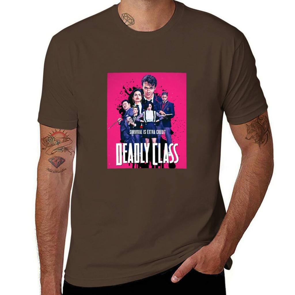 Deadly Class T-Shirt T-Shirt Oversizeds Anime Vintage Mens Tall T Shirts