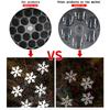Christmas Snowflake Projecton Light Dynamic White Snow Projecton Atmosphere Lamp for Home Party New Year DIY Festival Decoration
