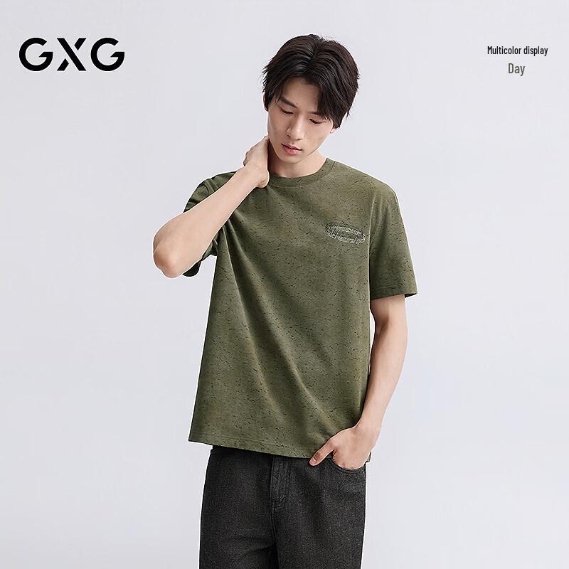 

GXG Men s Washed Short Sleeve Round Neck T-Shirt 2XL