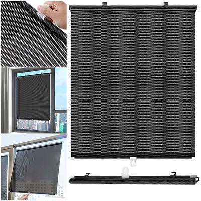 Universal-Rollos mit Saugnapf, Sonnenschutz, Fensterrollo, nagelfrei, einfach zu installieren, Verdunkelungsvorhang für Auto, Schlafzimmer, Küche, Büro