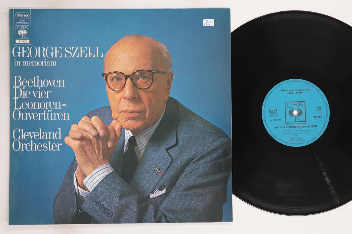 

LP Record GEORGE SZELL, CLEVELAND ORCHESTRA - George Szell In Memoriam Beethoven 92923 CBS Germany Classical Used