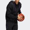 Adidas Dame 8 Basketball Hoodie Long Sleeve Men Tops Black HE5464
