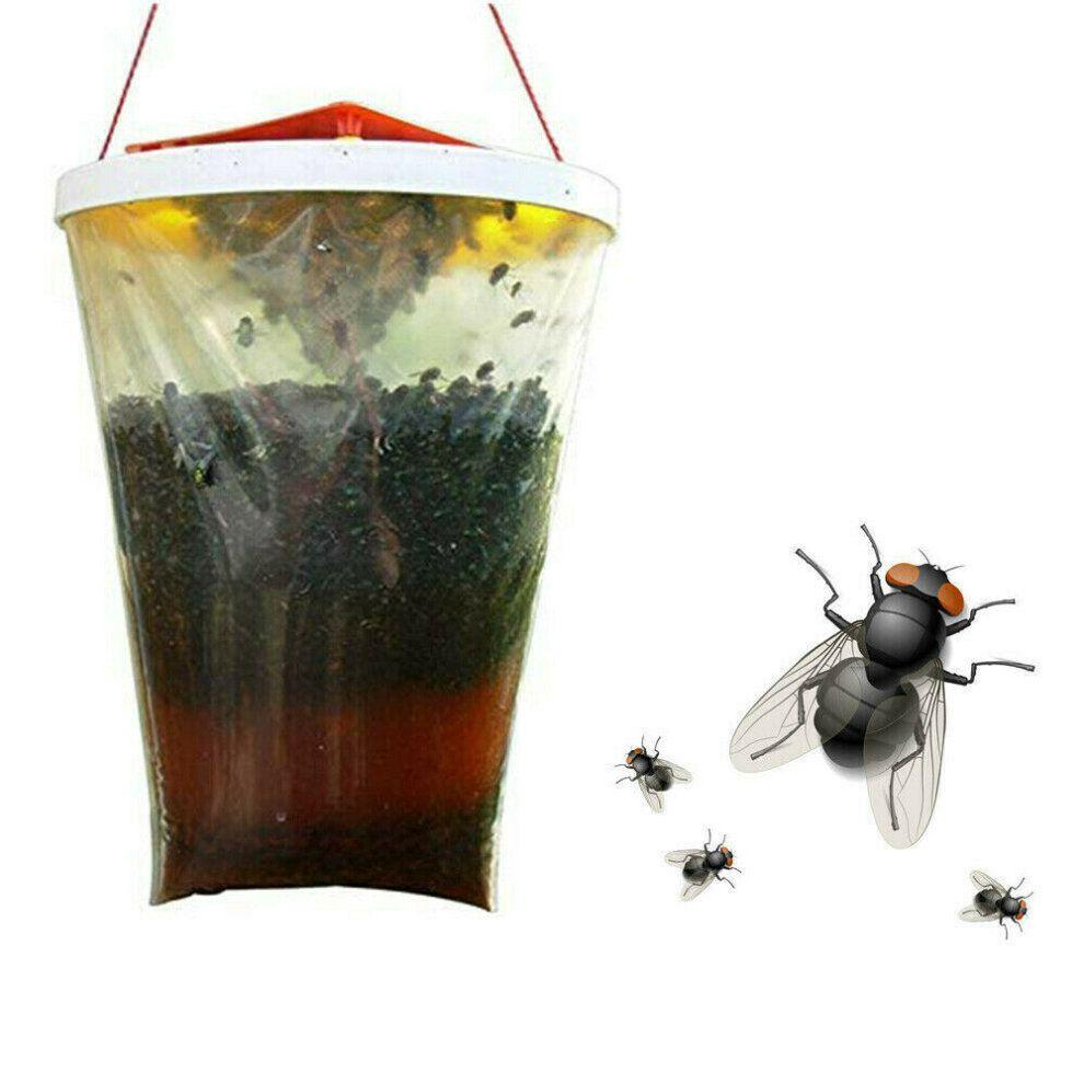 Non-toxic Fly Bag Trap For Fast Results Insect Killer For Outdoor Use Only