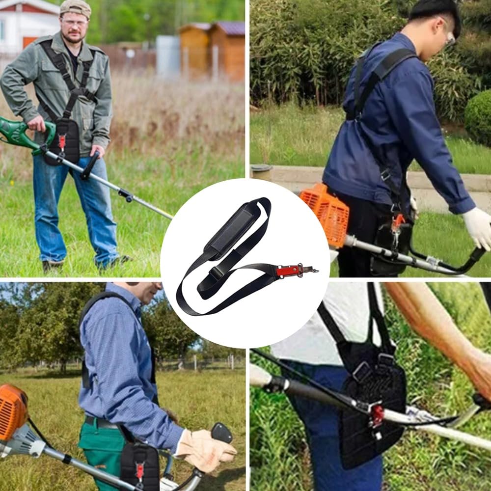 Itisyou Grass Mower Shoulder Grass Mower Grass Cutter Shoulder Grass Cutter Shoulder Professional Grass Mower Grass Mower Accessories Strap, Harness,