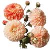 Autumn artificial flower coral dahlia lucky chrysanthemum wedding ornament home decoration silk flower
