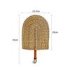 Ventilador de palha trançada Ventilador de grama refrescante de verão Ventilador feito à mão Decorações penduradas nórdicas para quarto Festa de casamento Decoração de casa