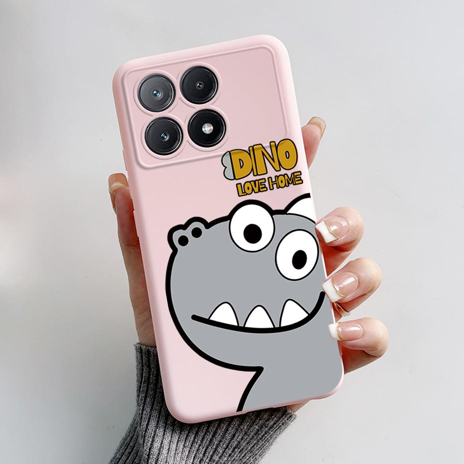 For Xiaomi Poco X6 Pro Case Stylish Painted Silicone Bumper Shockproof Phone Cases Cover Coque For Xiaomi Poco X6 Pro 5G Fundas