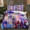 G-Genshin Impact Game Gamer Cartoon Comforter Bedding Set,Duvet Cover Bed Set Quilt Cover Pillowcase,king Queen Size Bedding Set