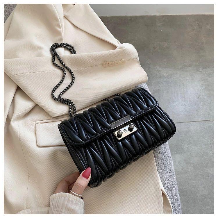 2025 Women s Fashion Versatile Pleated Underarm and Crossbody Bag