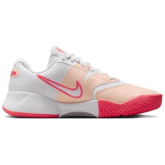 Nike Court Lite 4 White Crimson Tint Aster Pink Hot Punch Womens FD6575-101